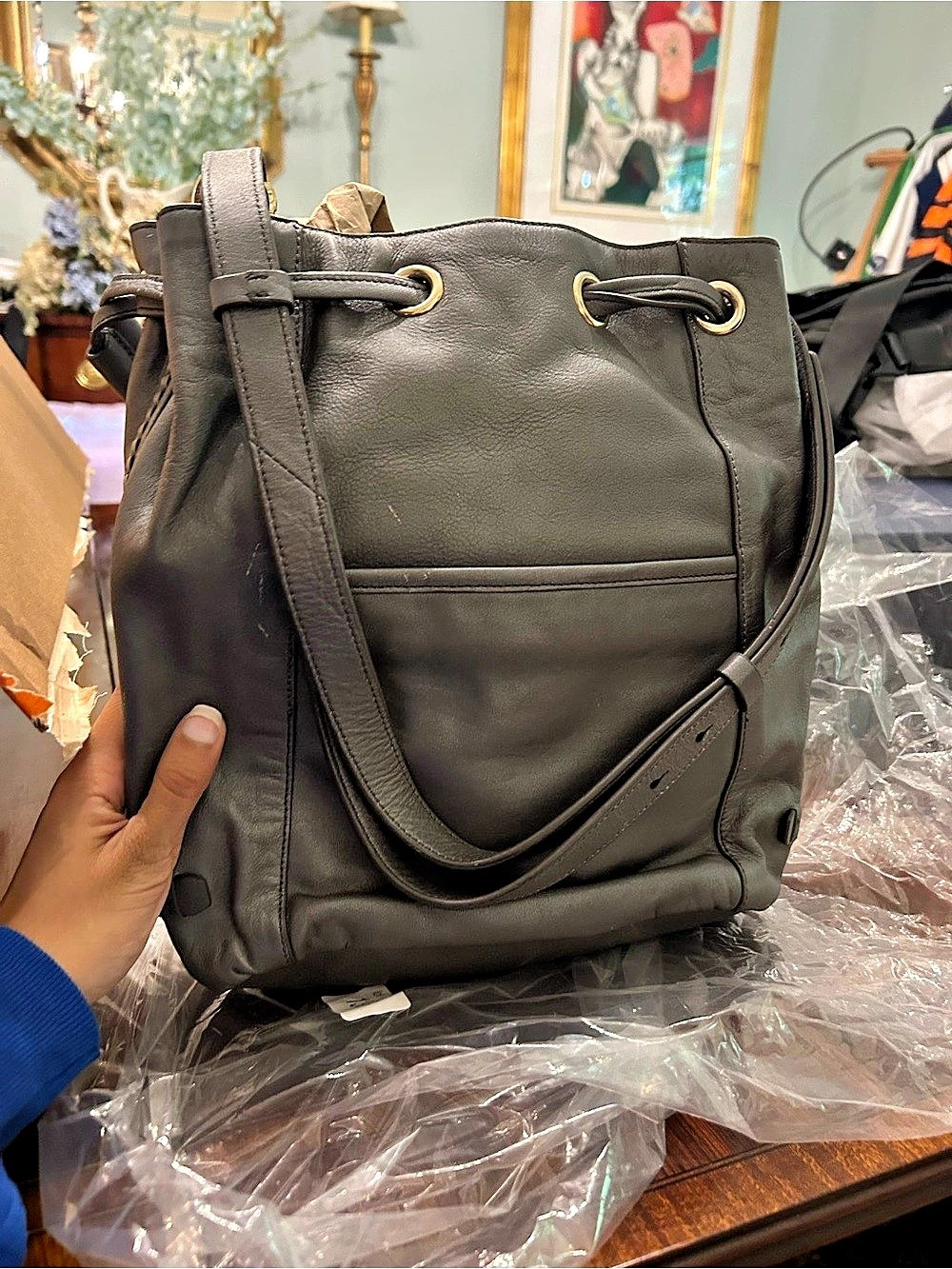 Cole Haan Gray Shoulder Bag NWT